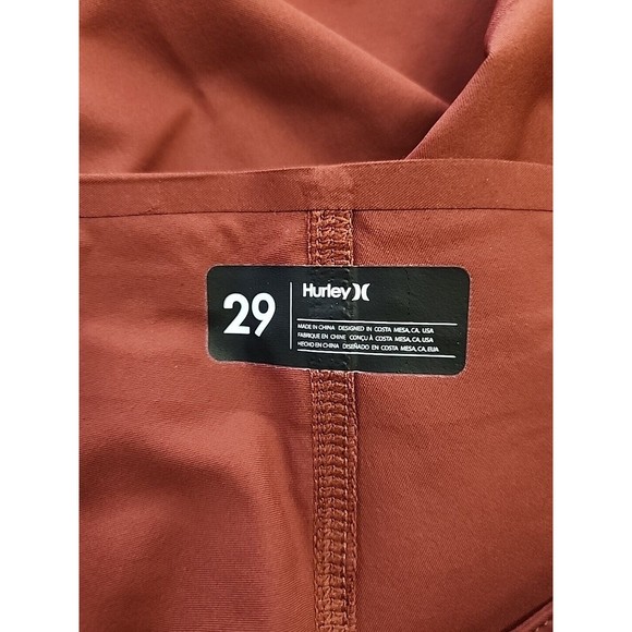 Hurley Phantom + Tailgate Renegade Board Shorts 18" Mens 29 Brown Stretch NEW - Picture 4 of 8